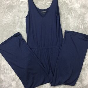 Unbound Merino Travel Jumpsuit Merino Wool Blue Wide Leg Lightweight Capsule